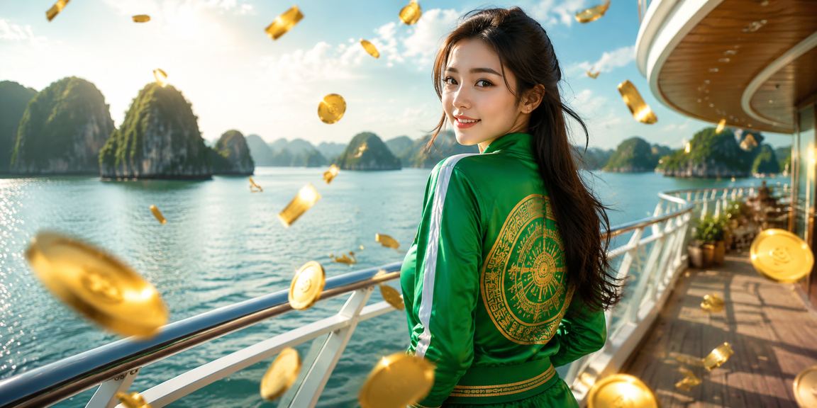 Vịnh Hạ Long nhìn từ tàu du lịch, người chơi kiểm tra ưu đãi hoàn tiền trên ứng dụng