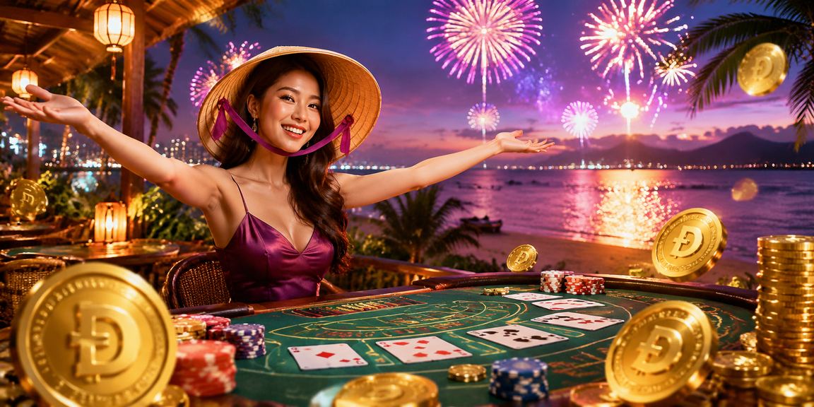 Người phụ nữ đội nón lá tại Vũng Tàu tham gia baccarat và kiểm tra giao dịch nạp tiền trên kt1